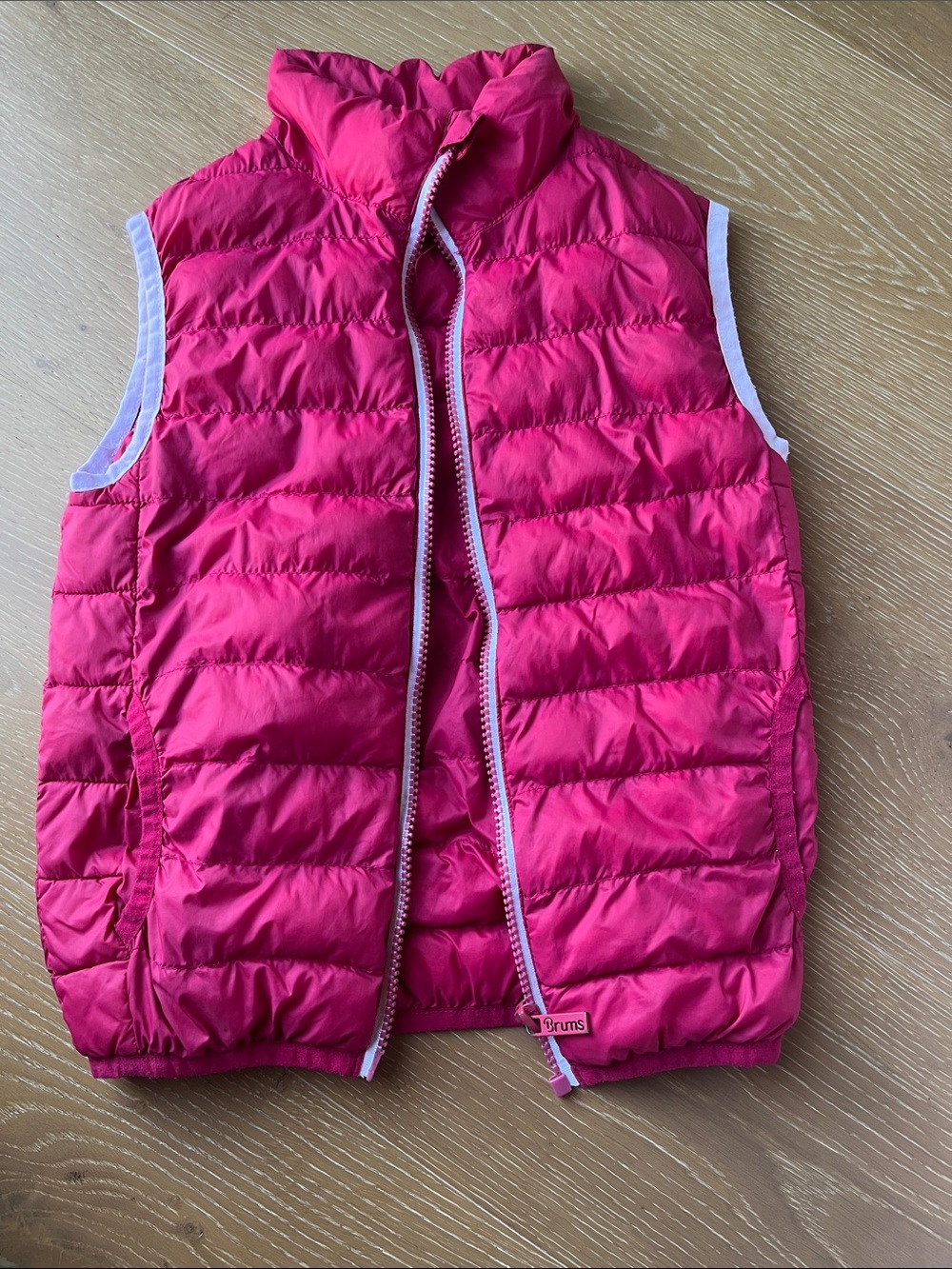 Girls' Hot Pink Quilted Puffer Vest